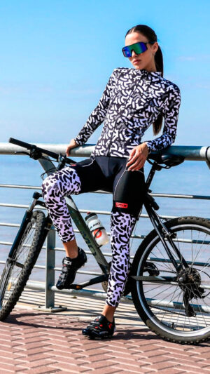 PIERNITAS CICLISMO PLUM