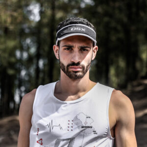 VISERA CON TOALLA INTERNA DEPORTIVA TRAINING (NEGRO Y BLANCO)