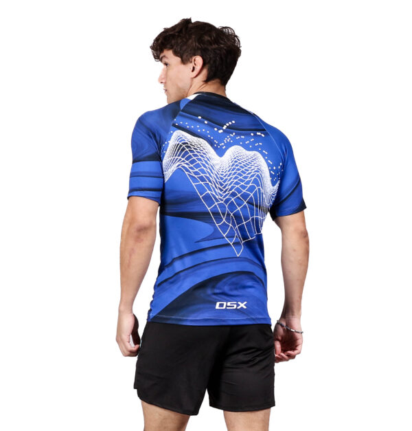 H Remera Running Trail Montaña Azul - Image 3