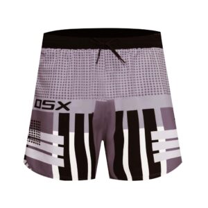 H Short Running Trail Geometrico Grey