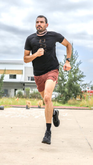 H Short Running 200 Marrón