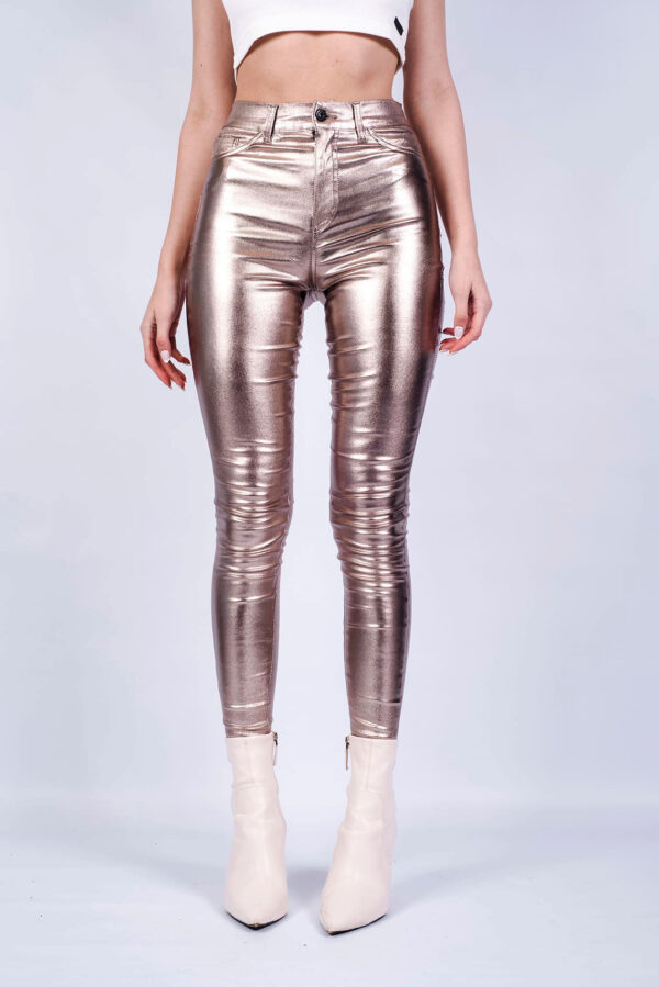 Legging High Rise Leather Shine - Image 4